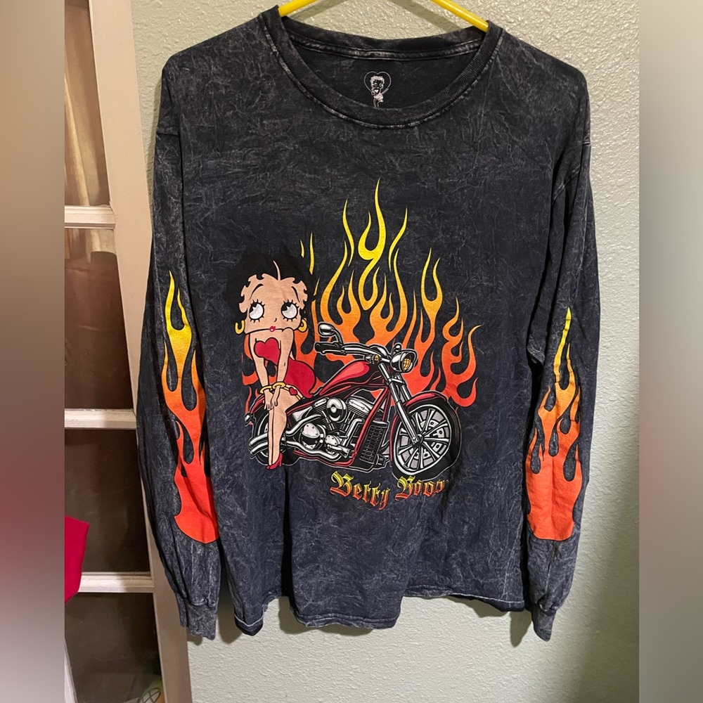 Betty Boop Biker Tee